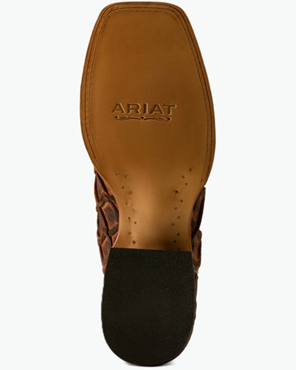 Image #5 - Ariat Men's Riverside Exotic Print Western Boots - Broad Square Toe, Brown, hi-res
