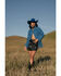 Image #1 - Understated Leather Women's Leather Fringe Jacket, Blue, hi-res