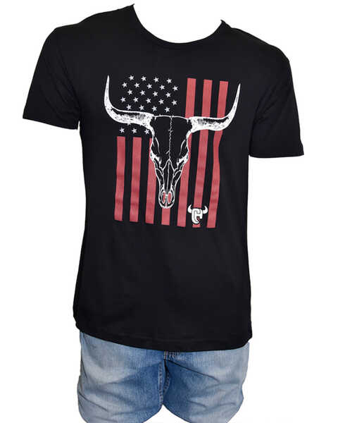 Cowboy Hardware Men's Boot Barn Exclusive Logo Short Sleeve Graphic T-Shirt , Black, hi-res