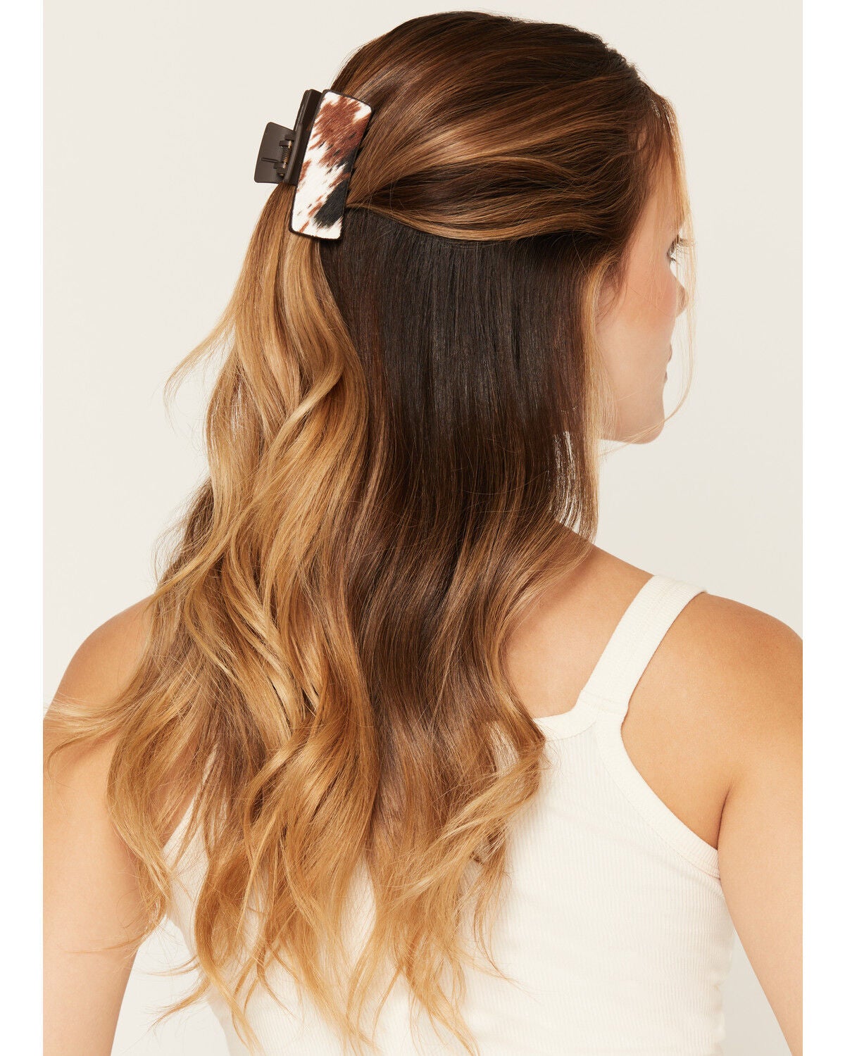 Idyllwind Women's Larkspur Hair-On Claw Clip Set - 2 Piece, Brown, hi-res