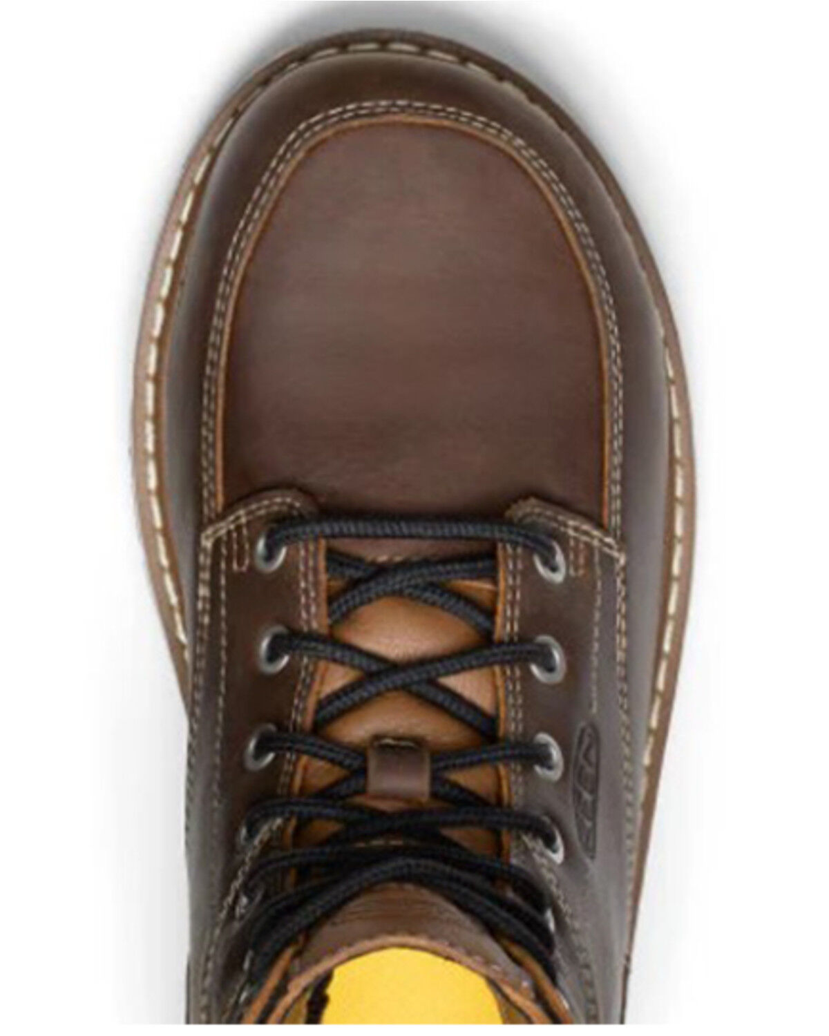 Image #4 - Keen Men's San Jose 6" Waterproof Work Boots - Aluminum Toe, Black/brown, hi-res