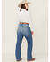 Image #3 - Ariat Women's Claire Medium Wash High Rise Slim Trouser Stretch Denim Jeans - Plus, Medium Wash, hi-res