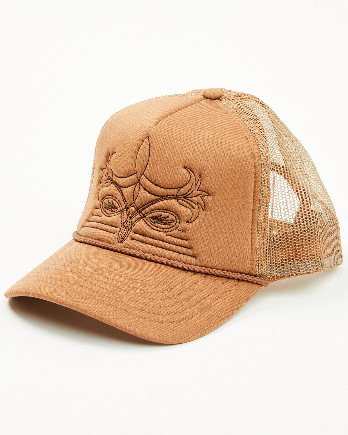 Image #1 - Shyanne Women's Boot Stitch Ball Cap, Brown, hi-res