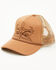 Image #1 - Shyanne Women's Boot Stitch Ball Cap, Brown, hi-res