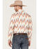 Image #4 - Dale Brisby Men's All-Over Digtal Print Long Sleeve Snap Western Shirt, Natural, hi-res