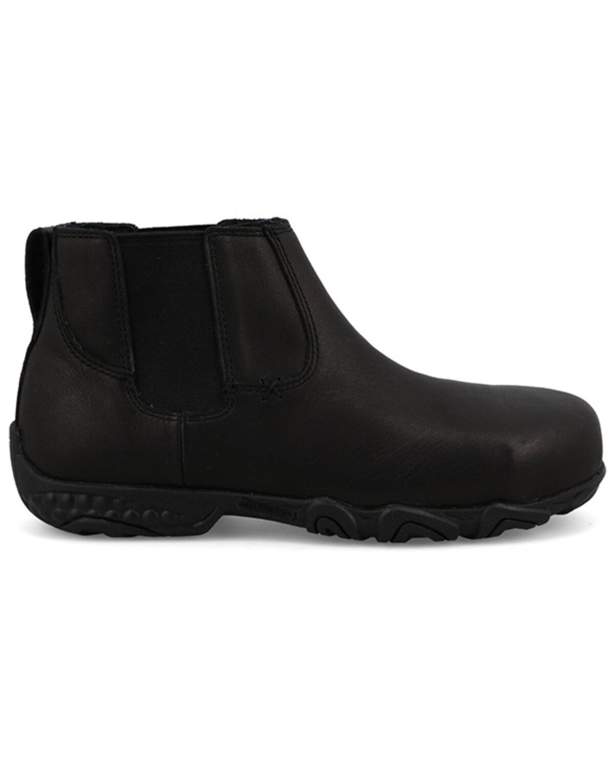 Image #2 - Twisted X Women's 4" Work Chelsea Driving Moc Shoes - Nano Toe, Black, hi-res