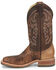 Image #2 - Double H Men's Harshaw Western Work Boots - Soft Toe, Distressed Brown, hi-res