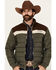 Image #1 - Hooey Men's Colorblock Packable Puffer Jacket, Olive, hi-res
