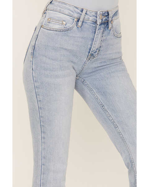 Image #2 - Cleo + Wolf Women's South Coast High Rise Light Wash Stretch Bootcut Jeans, Blue, hi-res