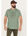 Image #1 - Brothers and Sons Men's Tree Circle Short Sleeve Graphic T-Shirt, Sage, hi-res