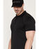 Image #2 - Carhartt Men's Force Sun Defender&trade; Relaxed Fit Lightweight Short Sleeve Polo, Black, hi-res