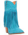Image #1 - Dingo Women's Crazy Train Leather Booties - Round Toe, Blue, hi-res