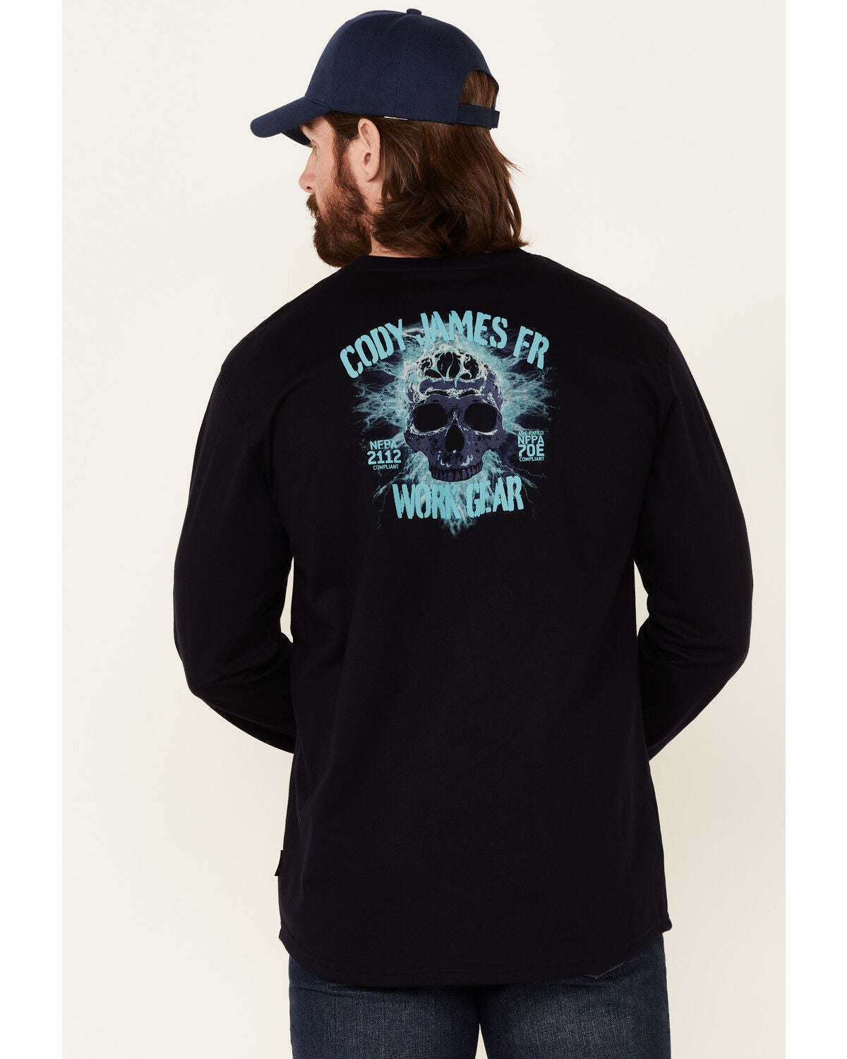 Cody James Men's FR Navy Back Graphic 