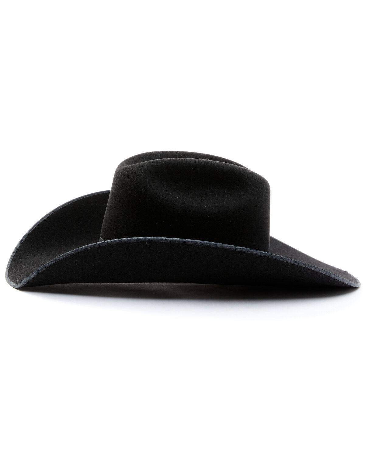 Image #3 - Serratelli 6X Felt Cowboy Hat, Black, hi-res