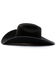 Image #3 - Serratelli 6X Felt Cowboy Hat, Black, hi-res