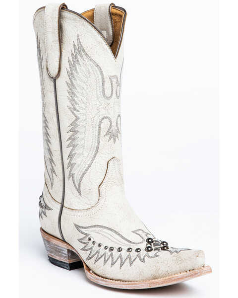 Image #1 - Idyllwind Women's Trouble Western Boots - Snip Toe, White, hi-res