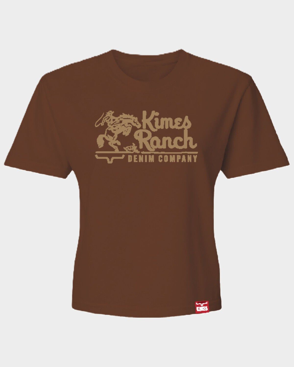 Image #1 - Kimes Ranch Women's Logo Horse Short Sleeve Graphic T-Shirt, Brown, hi-res