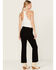 Image #3 - Ariat Women's High Rise Jazmine Kick Flare Jeans, Black, hi-res
