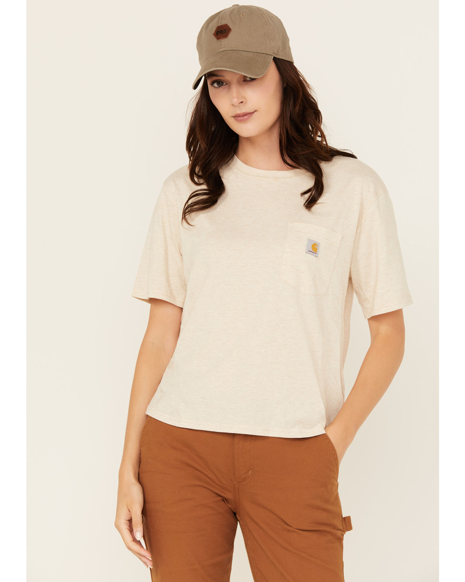 Carhartt Women s Tencel Fiber Series Loose Fit Short Sleeve Pocket Work Shirt Country Outfitter