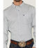 Image #3 - Cody James Men's Day Job Geo Print Long Sleeve Button-Down Stretch Western Shirt, Blue, hi-res