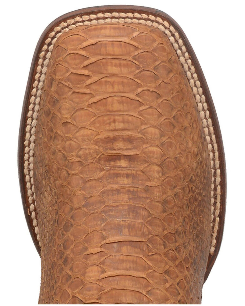 Dan Post Men's Dry Gulch Python Exotic Boots - Wide Square Toe, Tan, hi-res