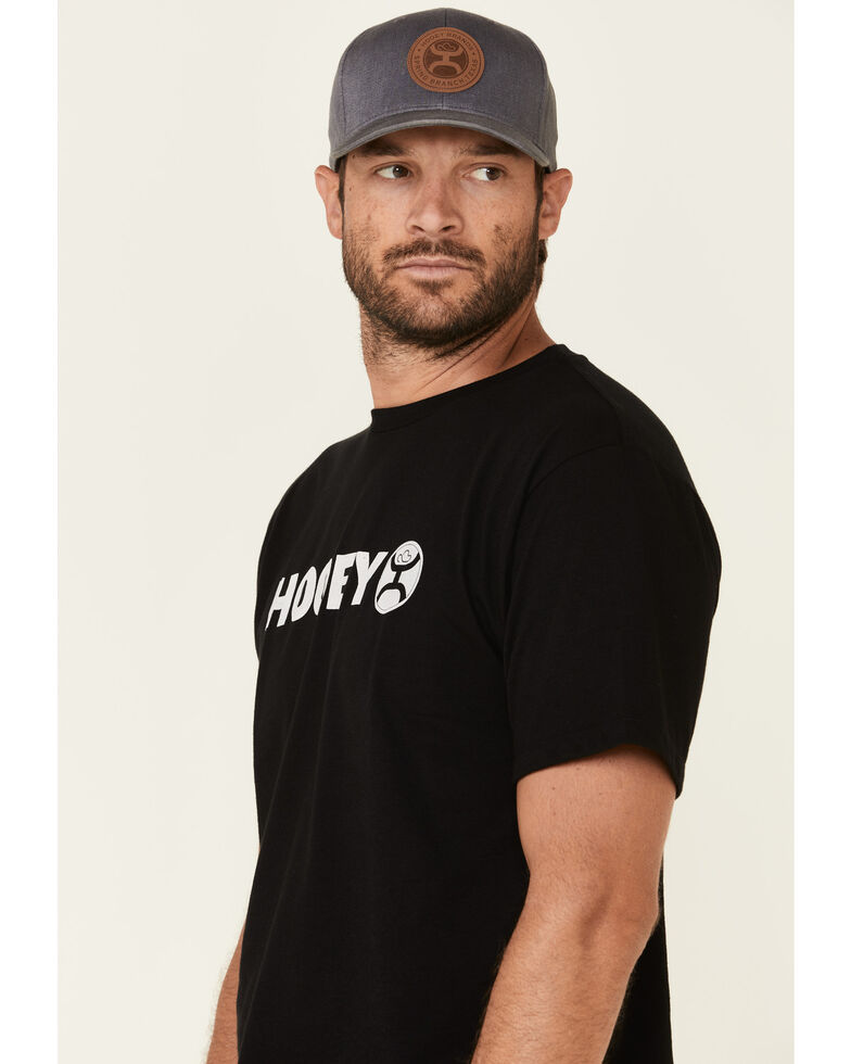 HOOey Men's Black Lock-Up Graphic T-Shirt , Black, hi-res