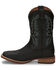 Image #3 - Justin Men's Tallyman Black Western Boots - Wide Square Toe, Black, hi-res