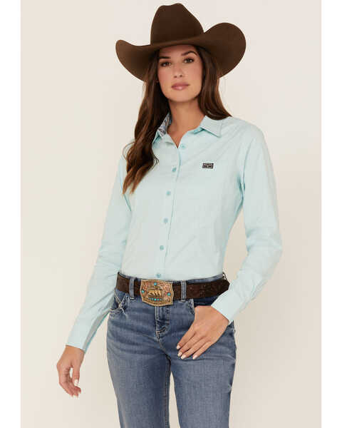 Image #1 - Kimes Ranch Women's Linville Long Sleeve Western Button Down Shirt, , hi-res