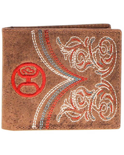 Hooey Men's Ranger Bi-Fold Wallet , Brown, hi-res