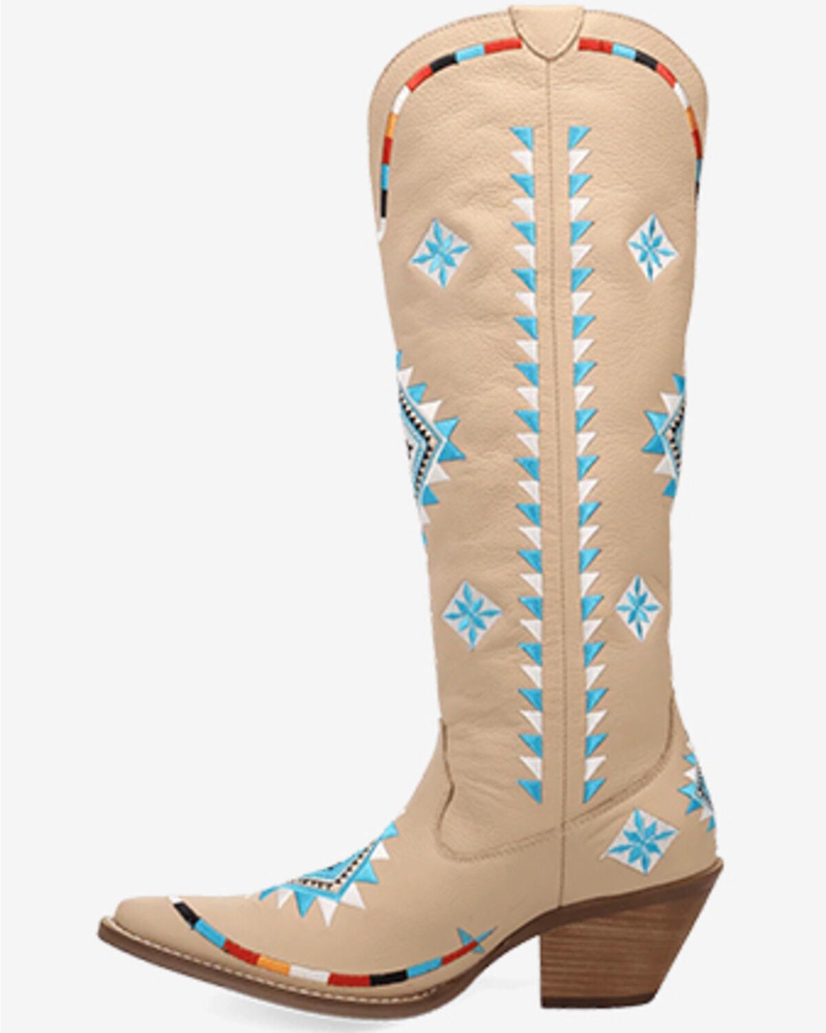 Image #3 - Dingo Women's Terracotta Tall Western Boots - Snip Toe, Sand, hi-res