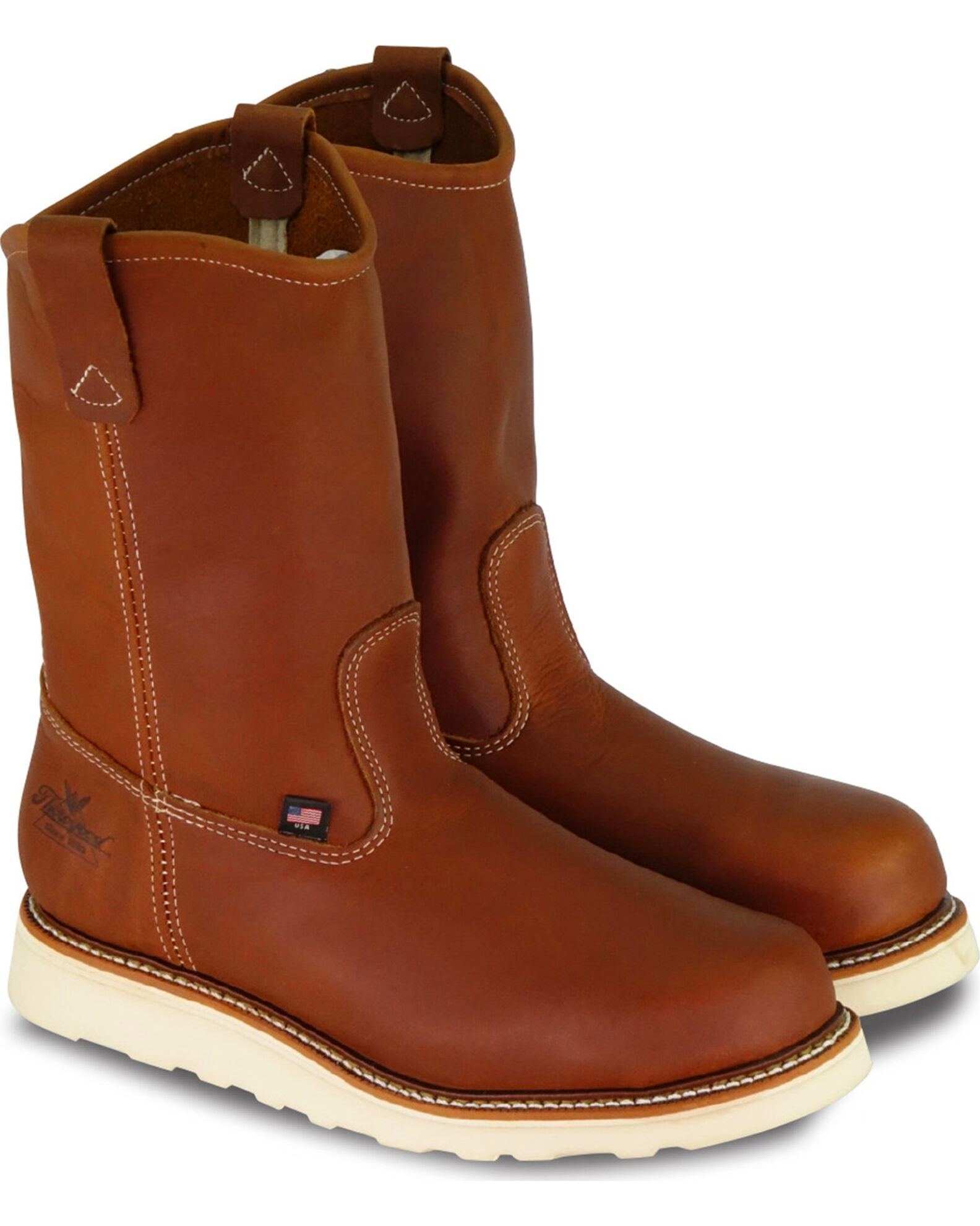 Thorogood Men s American Heritage Wedge Wellington Work Boots