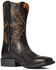 Image #1 - Ariat Men's Qualifier Night Sky Western Performance Boots - Broad Square Toe, Black, hi-res