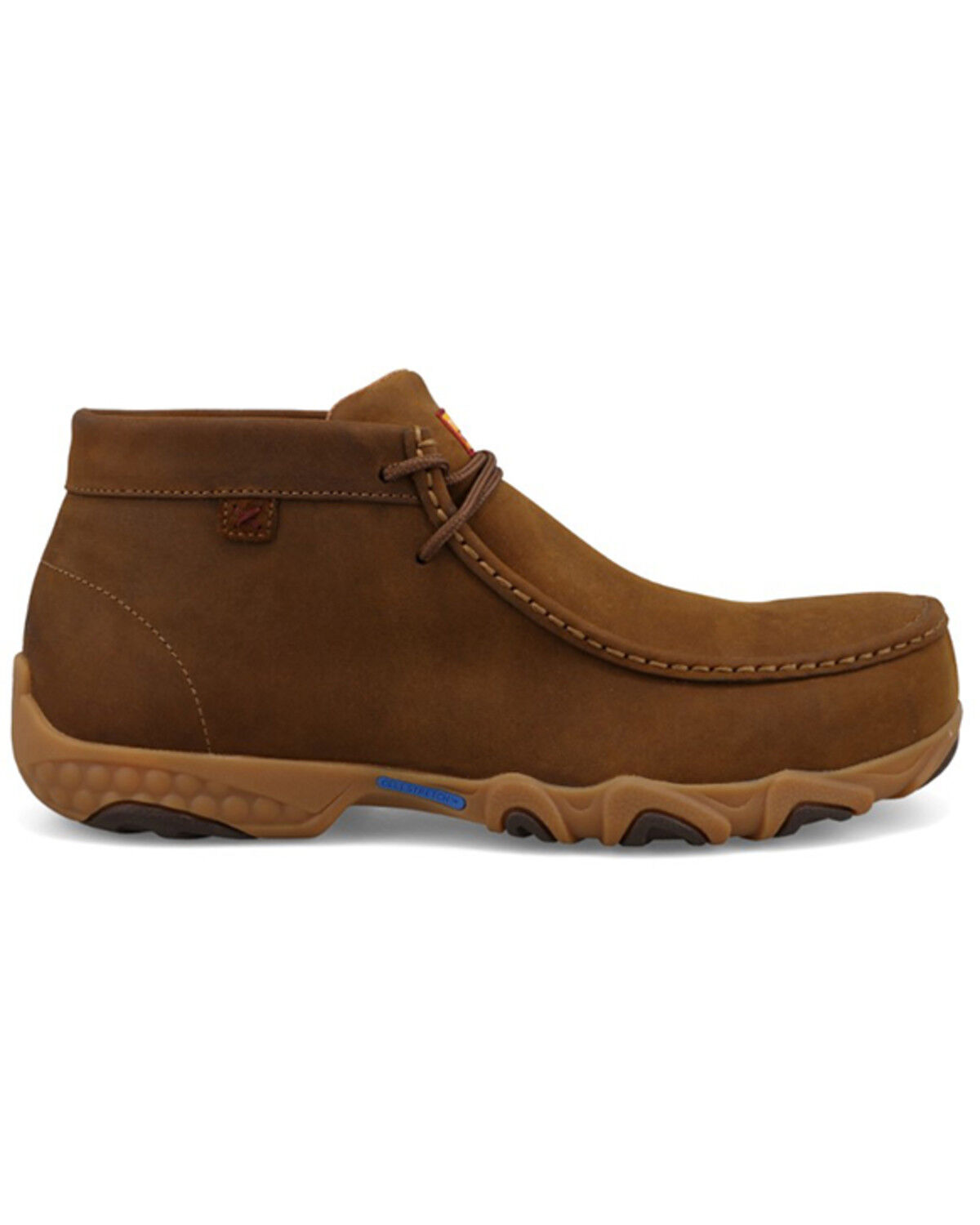 Image #2 - Twisted X Men's Work Chukka Driving Mocs - Nano Composite Toe, Distressed Brown, hi-res