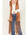 Image #3 - Shyanne Women's Faux Suede Fringe Vest, Brown, hi-res