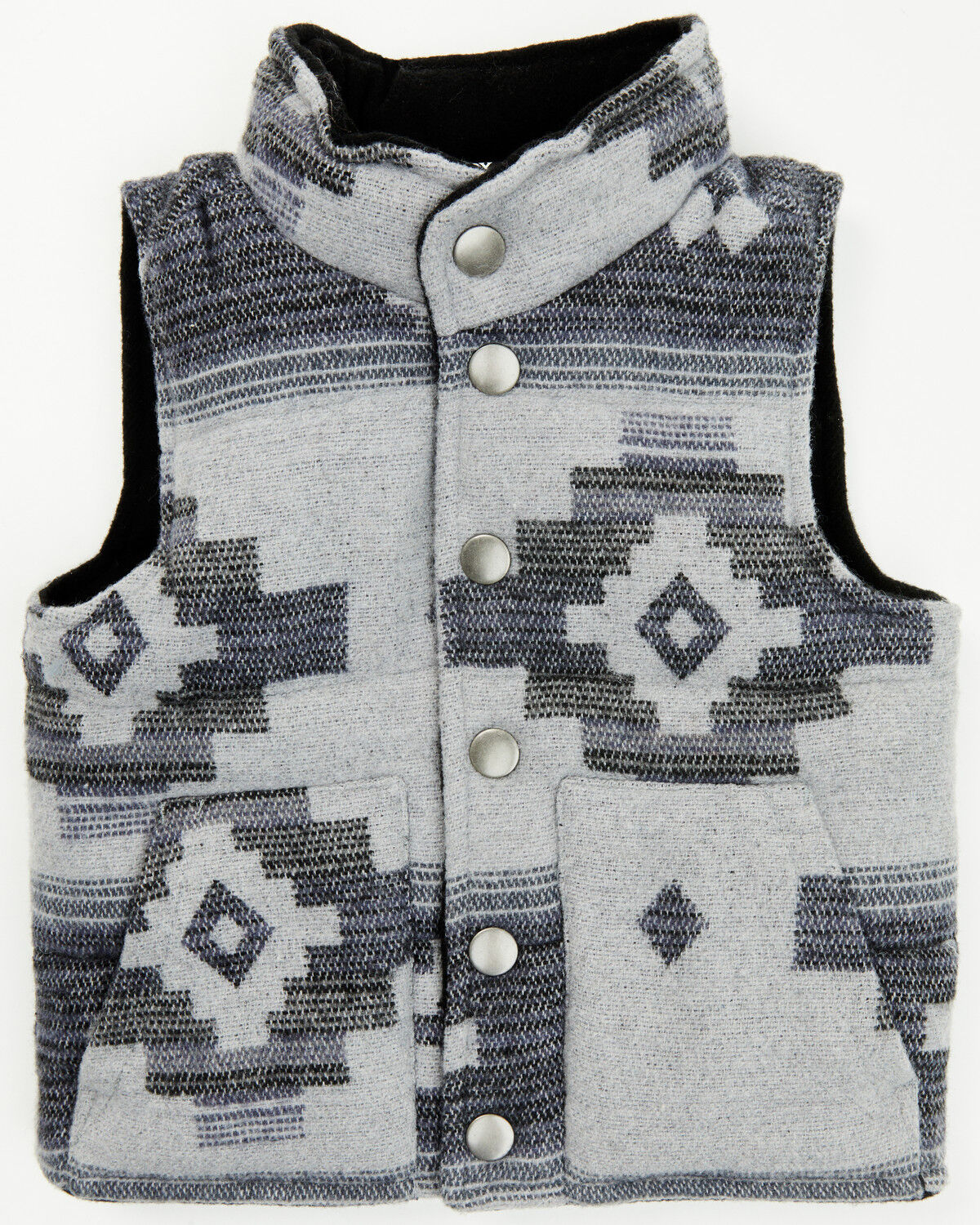 Image #1 - Cody James Toddler Boys' Sunset Reversible Puffer Vest, Grey, hi-res