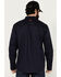 Image #4 - Hawx Men's FR Woven Long Sleeve Button-Down Work Shirt, Navy, hi-res