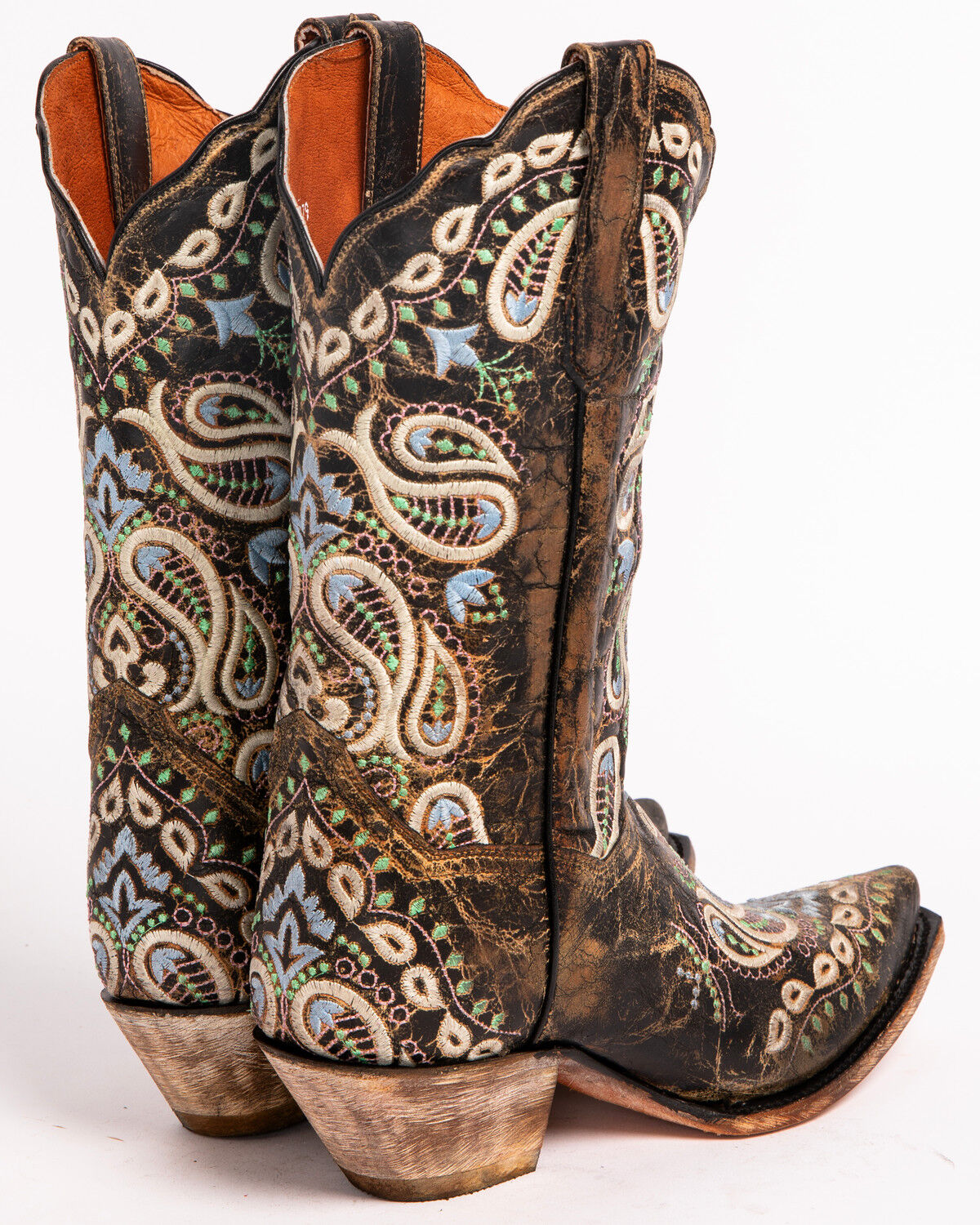 paisley cowboy boots