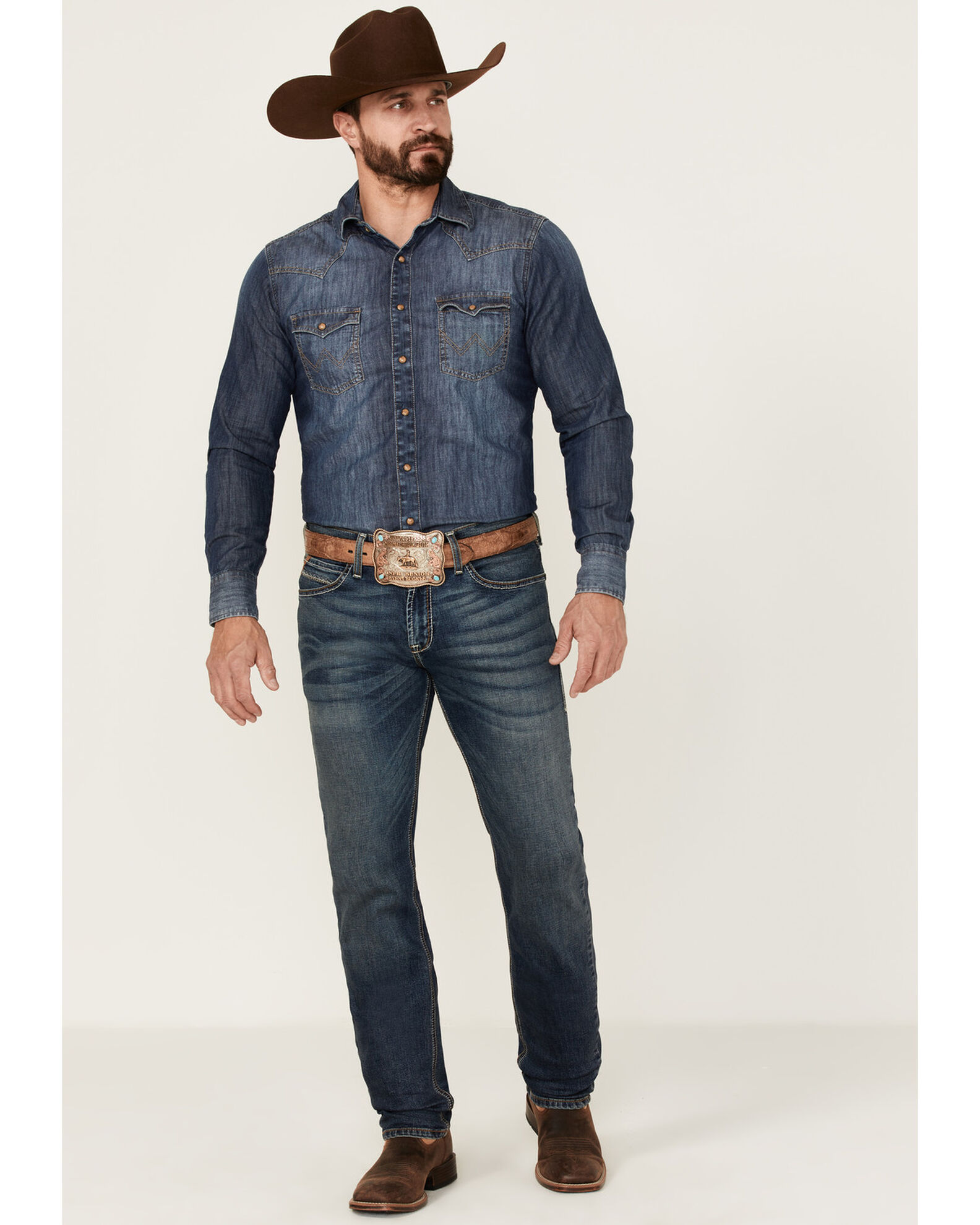 Ariat Men s M8 Grafton Sebastain Dark Wash Modern Stretch Slim Fit
