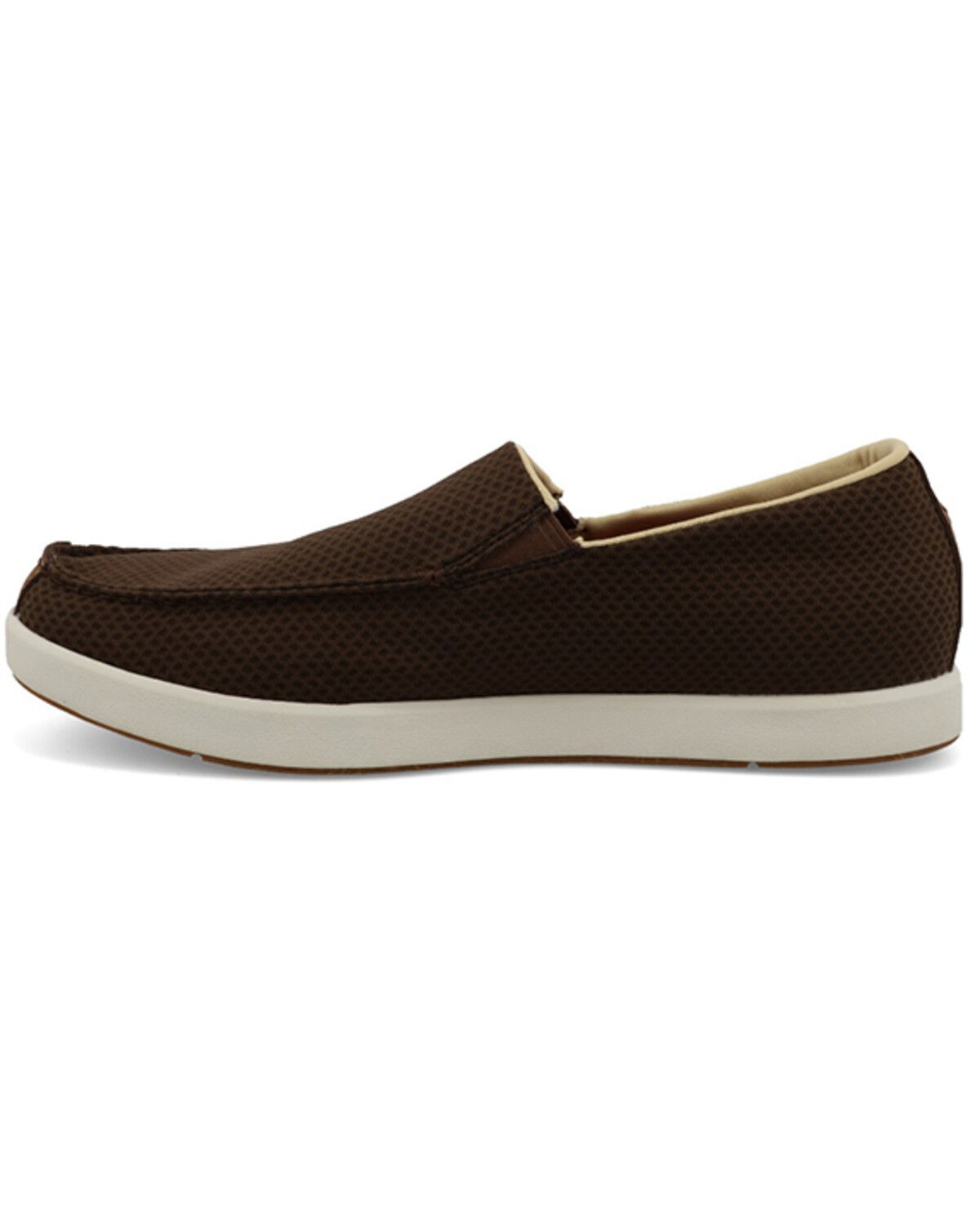 Image #3 - Twisted X Men's Ultralite X™ Slip-On Driving Shoes - Moc Toe, Brown, hi-res