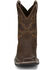 Image #2 - Justin Boots Boys' Dark Brown Western Boots - Square Toe, , hi-res