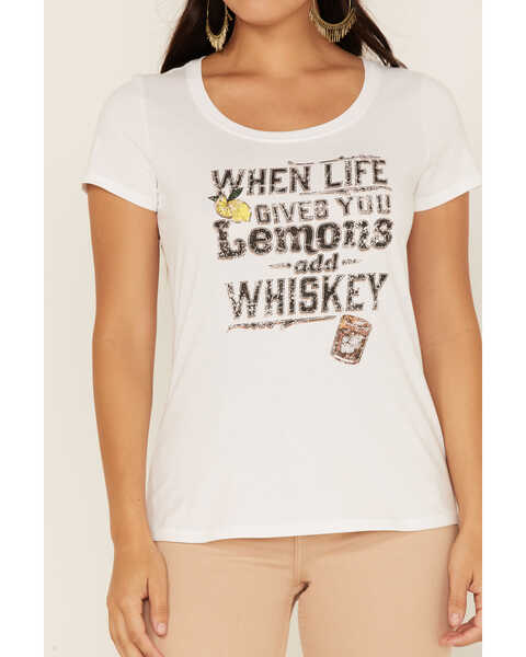 Image #3 - Idyllwind Women's When Life Gives You Lemons Short Sleeve Trustie Tee, White, hi-res