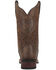 Image #5 - Laredo Women's Stella Leopard Print Inlay Studded Western Performance Boots - Square Toe, Brown, hi-res