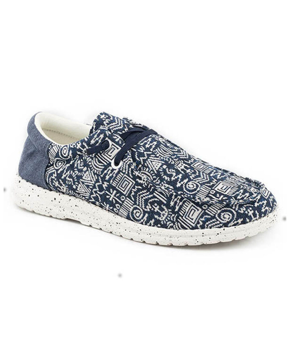Image #1 - Roper Women's Hang Loose Casual Shoes - Moc Toe, Blue, hi-res