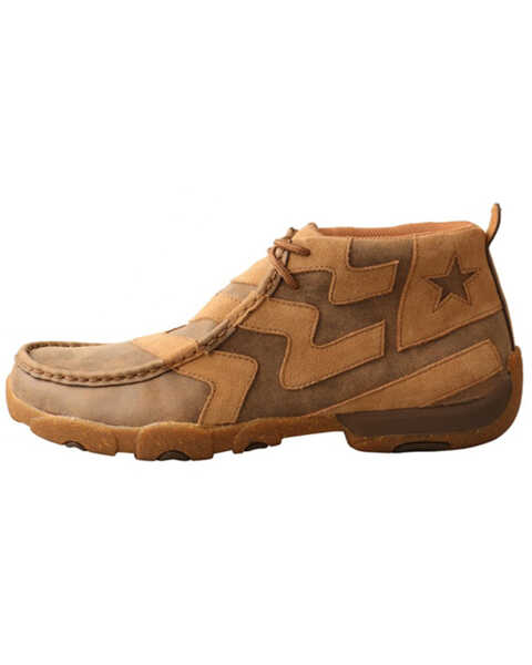 Image #3 - Twisted X Men's Casual Lace-Up Chukka Driving Moc , Brown, hi-res