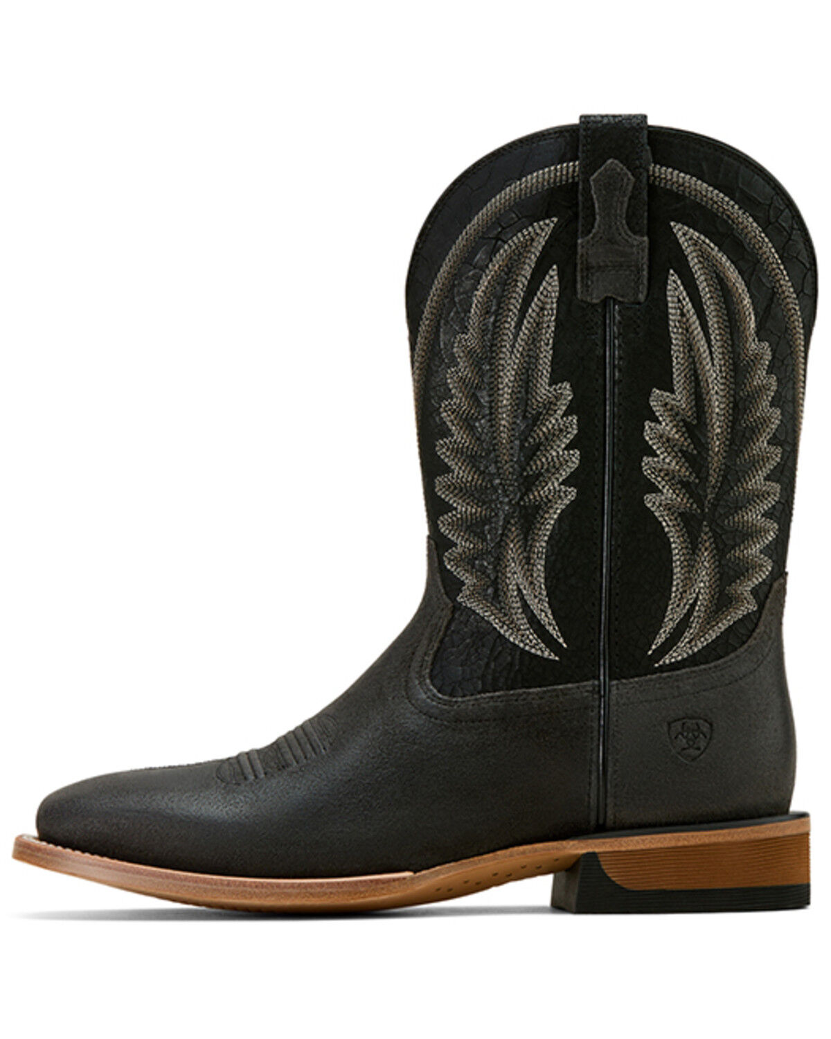 Image #2 - Ariat Men's Sidewinder Western Boots - Broad Square Toe, Grey, hi-res