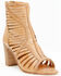 Image #1 - Diba True Women's Pebble Open Toe Boots - Round Toe, Pecan, hi-res