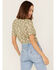 Image #4 - Sadie & Sage Women's Watchin Dreamin Tie Front Short Sleeve Shirt, Olive, hi-res