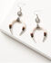 Image #1 - Idyllwind Women's Bone Crescent Statement Earrings, Silver, hi-res