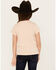Image #4 - Shyanne Girls' Go West Short Sleeve Graphic Tee, Blush, hi-res