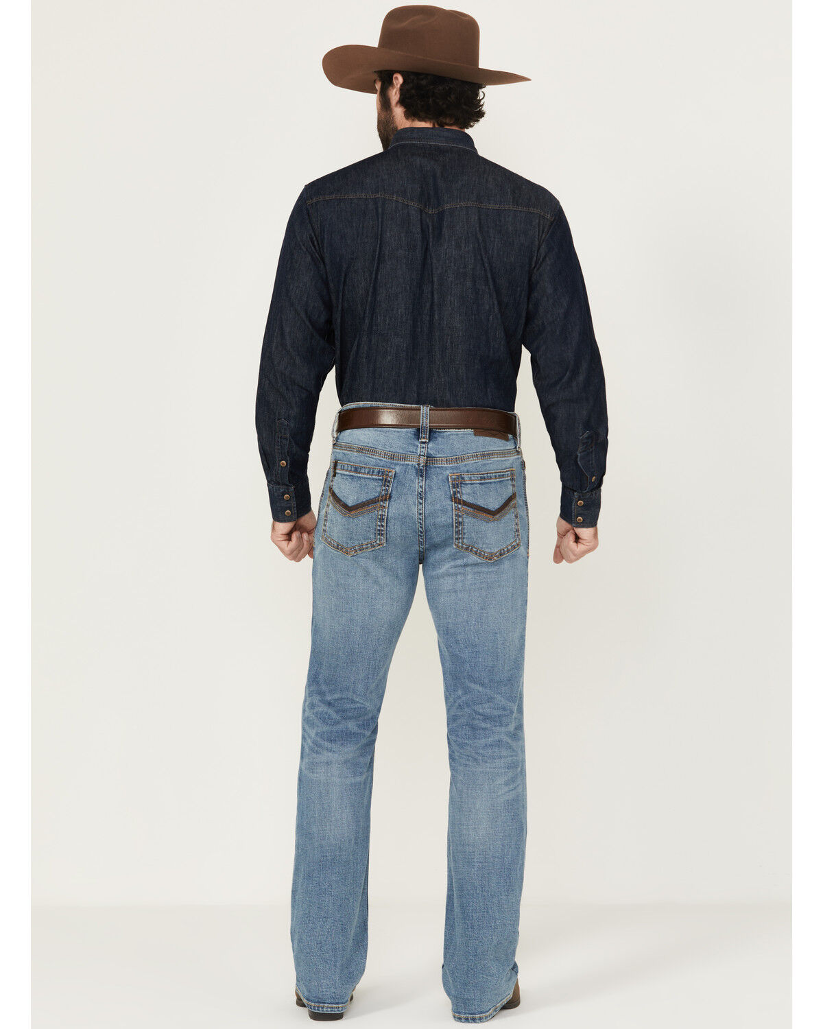 Image #3 - Cody James Men's Wyatt Slim Bootcut Stretch Denim Jeans, Light Wash, hi-res